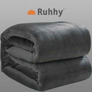 Blanket 1.6x2m - gray Ruhhy 22695 (WNDR17153)