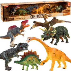 Dinosaurs - movable figures, 6 pcs. 22398 (WNDR17158)