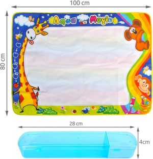 Water drawing mat XXL100x80 cm set 22443 (WNDR17210)