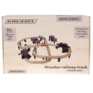 Wooden railway - Kruzzel train 22754 (WNDR17233)