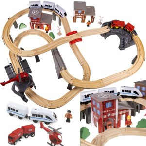 Wooden railway - Kruzzel train 22754 (WNDR17233)