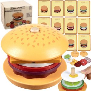 Kruzzel 22673 wooden burger (WNDR17260)