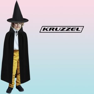 Magician/wizard costume, set of 4. Kruzzel 19555 (WNDR17262)