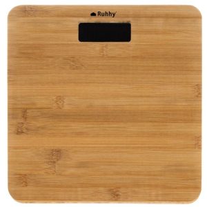 LCD bathroom scale - wooden Ruhhy 22522 (WNDR17268)