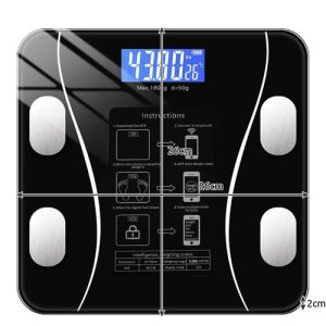 LCD bathroom scale - analytical Ruhhy 22525 (WNDR17269)