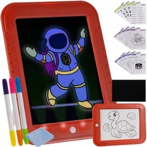 Magic board kids tablet Magic Drawing Pad LED drawing pens 16950 (WNDR17322)