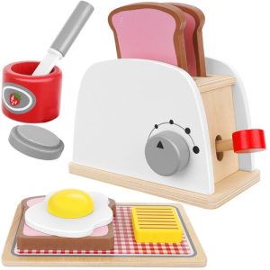 Wooden toy toaster 22435 (WNDR17328)