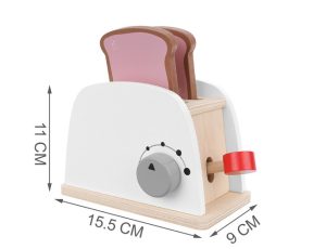 Wooden toy toaster 22435 (WNDR17328)