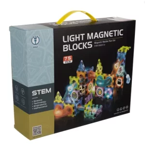 Magnetic blocks - track 83 pieces. Kruzzel 22684 (WNDR17336)