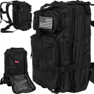 Small black tourist backpack 23089 (WNDR17404)