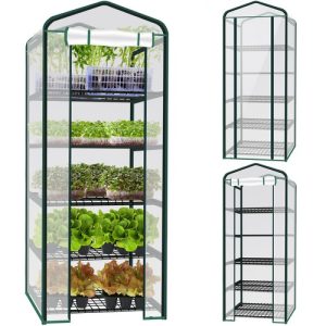 Mini foil greenhouse - 5 shelves 23359 (WNDR17408)