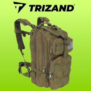 Green small tourist backpack 23243 (WNDR17422)