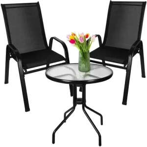 Balcony furniture set - table + 2 chairs 23461 (WNDR17423)