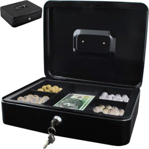 Large black money box (WNDR11247)