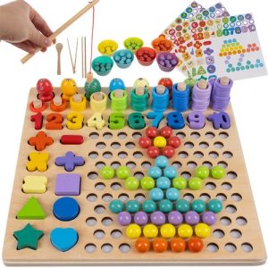 Wooden puzzle - beads DU17252 (WNDR15554)