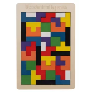 Wooden puzzle/tetris Kruzzel 22667 (WNDR17470)