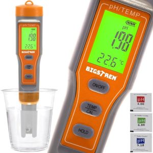 Electronic pH Tester with ATC Function and Thermometer (WNDR17514)