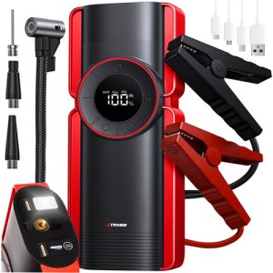 6-in-1 10000mAh Car Jump Starter and Power Bank (WNDR18045)