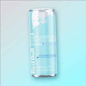 Red Bull Winter Edition Ice Cotton Candy Zero Energy Drink, 250ml
