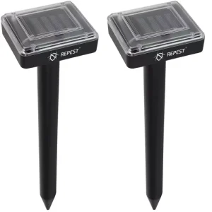 Solar Mole Repeller – 2-Pack Ultrasonic Pest Deterrent (WNDR23668)