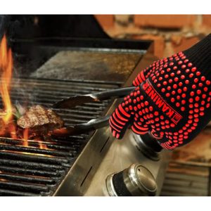 Heat-Resistant Grill Gloves – High-Temperature Protection, Anti-Slip, Durable (WNDR25416)