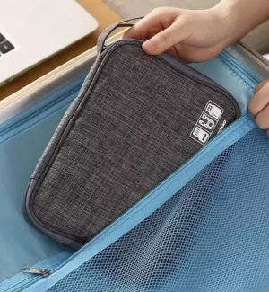Travel Organizer for Cables and Chargers with Holder (WNDR23834)
