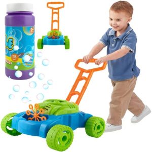 Bubble Blowing Lawn Mower – Fun Outdoor Toy for Kids (EDC)