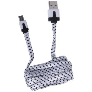 Grundig USB - Micro USB Nylon Cable, 2m (EDC)