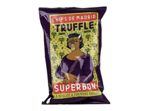 SuperBon Chips De Madrid – Truffle Flavored Artisan Potato Chips, 135g