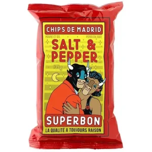 SuperBon Chips De Madrid – Salt & Pepper Artisan Potato Chips, 135g