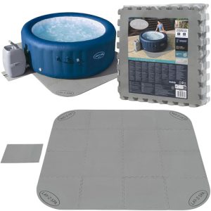 Bestway 60334 Lay-Z-Spa Foam Protective Mat – Insulated Floor Protection for Inflatable Hot Tubs (WNDR25085)