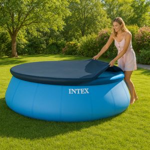 Intex 28020 Pool Cover – Perfect Protection & Insulation for Your 244 cm Easy Set Pool (WNDR25181)