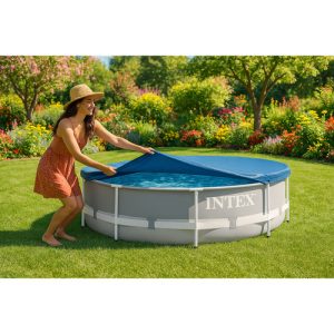 Intex 28030 Pool Cover – 305 cm Protection for Frame Pools (WNDR25185)