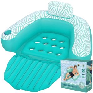 Bestway 43719 Inflatable Mattress Chair – Comfortable and Durable Water Lounger (WNDR25083)