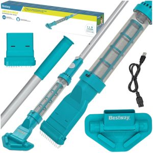 Bestway 58771 Cordless Pool Vacuum Cleaner – Powerful Wireless Cleaning for Larger Pools (WNDR25086)