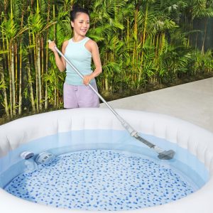 Bestway 60327 Cordless Pool Vacuum Cleaner – Wireless Cleaning for Pools & Spas (WNDR25081)