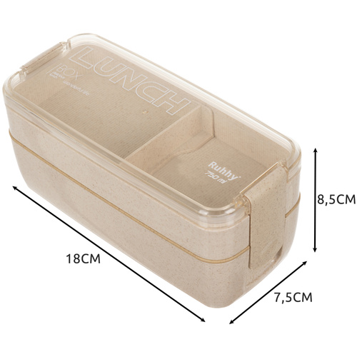 Eco-Friendly Dual-Compartment Lunchbox with Cutlery Set (WNDR24528) - Image 12