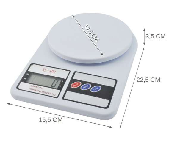 Electronic Kitchen Scale 10kg – Precision Digital Food Weighing Scale (WNDR24174) - Image 12