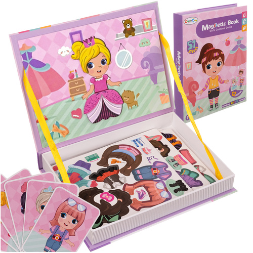 Fashion-Themed Magnetic Puzzle for Kids (WNDR24709)