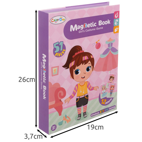 Fashion-Themed Magnetic Puzzle for Kids (WNDR24709) - Image 4