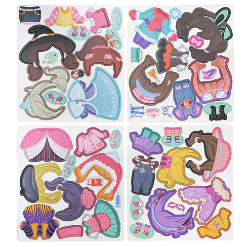 Fashion-Themed Magnetic Puzzle for Kids (WNDR24709) - Image 9