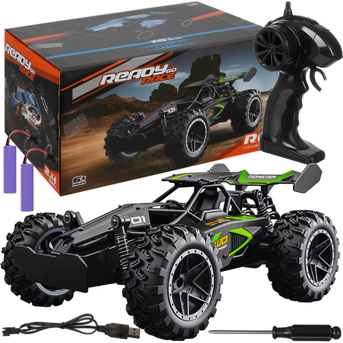 Fast Remote-Controlled Car with Durable Construction and 4 Shock Absorbers (WNDR24819)