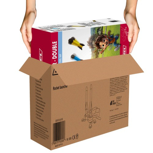 Foam Rocket Launcher with Pump and Double Catapult for Kids (WNDR24724) - Image 5