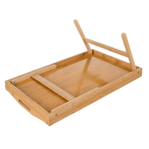 Folding Bamboo Breakfast Table for Bed with Laptop Function (WNDR25052) - Image 18