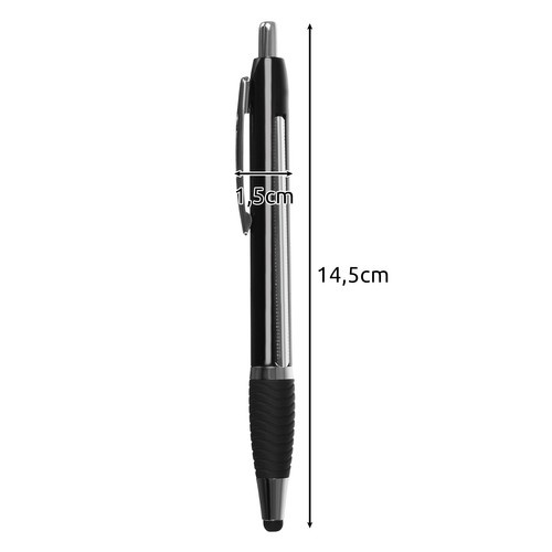 Set of 6 Pens with Retractable Note Paper Cheat Book – 3 Blue + 3 Black (WNDR24277) - Image 12