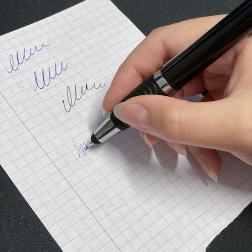 Set of 6 Pens with Retractable Note Paper Cheat Book – 3 Blue + 3 Black (WNDR24277) - Image 4
