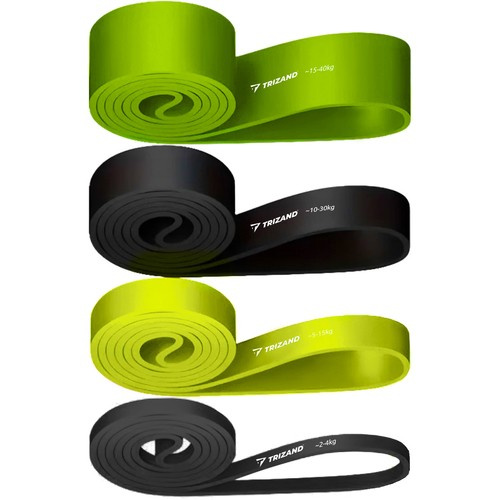 Set of Thick Exercise Bands with Door Holder – 4 Resistance Levels (WNDR24305) - Image 8