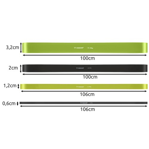 Set of Thick Exercise Bands with Door Holder – 4 Resistance Levels (WNDR24305) - Image 7