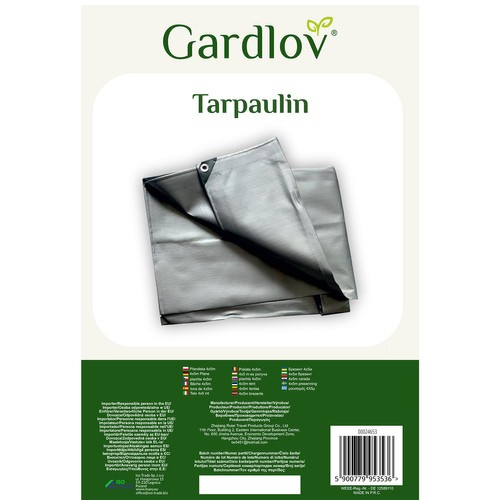 Strong Waterproof Tarpaulin 4x5m – HDPE Cover with Reinforced Edges and Stainless Steel Eyelets (WNDR24653) - Image 10