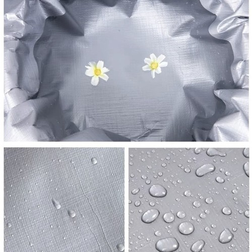 Strong Waterproof Tarpaulin 4x5m – HDPE Cover with Reinforced Edges and Stainless Steel Eyelets (WNDR24653) - Image 3